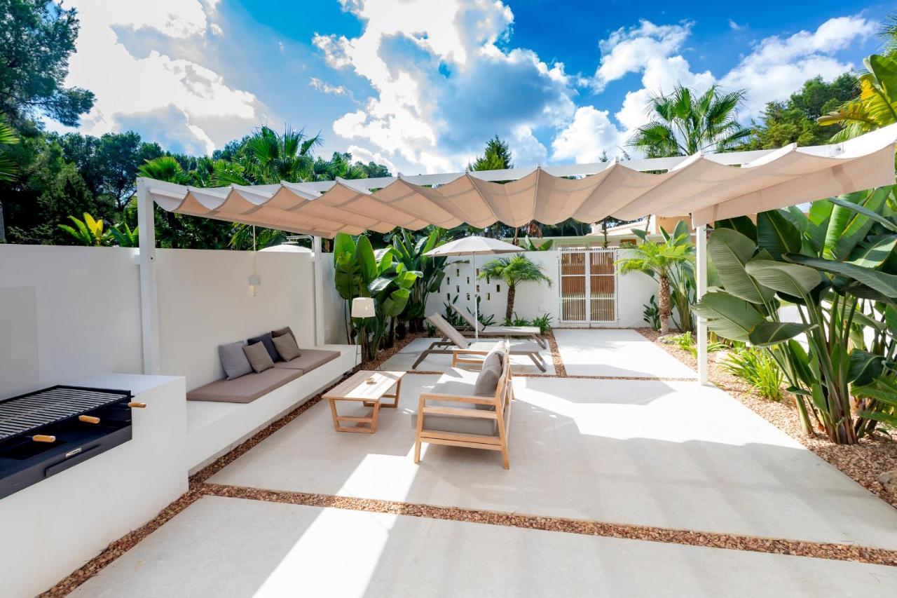 Ses Eufabietes Apartments & Restaurant Playa Migjorn Kültér fotó