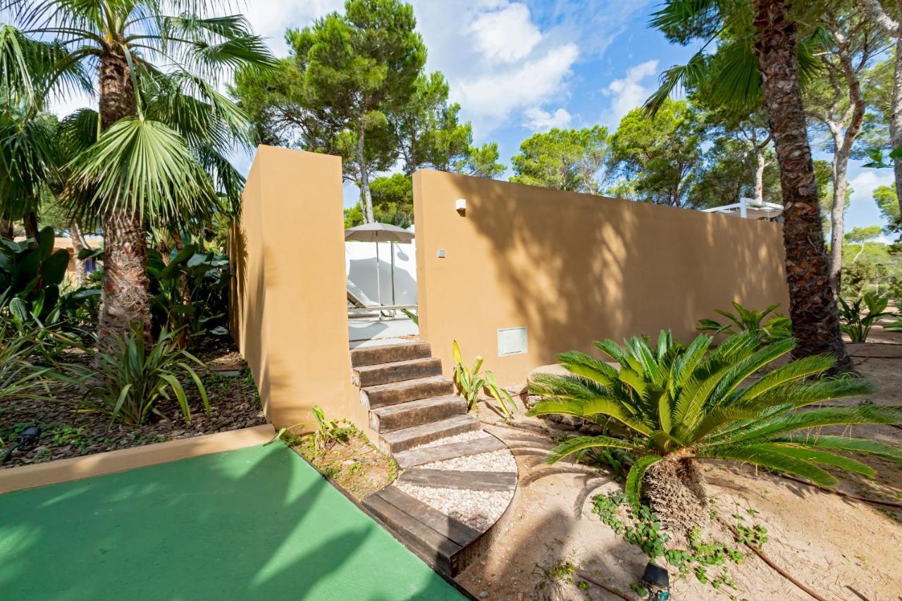 Ses Eufabietes Apartments & Restaurant Playa Migjorn Kültér fotó