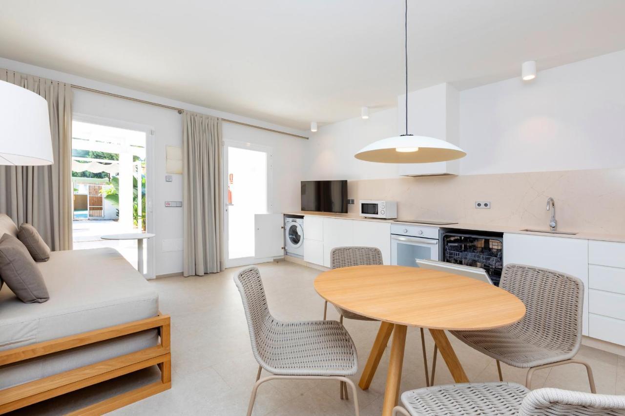 Ses Eufabietes Apartments & Restaurant Playa Migjorn Kültér fotó