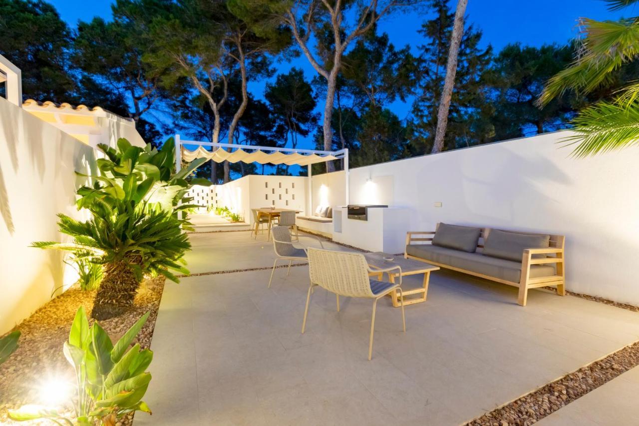 Ses Eufabietes Apartments & Restaurant Playa Migjorn Kültér fotó