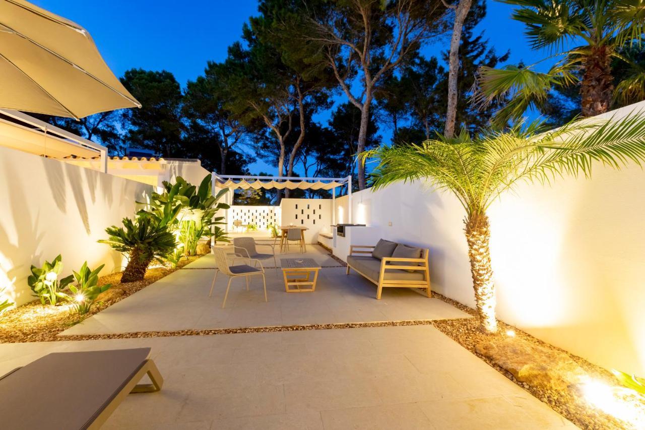 Ses Eufabietes Apartments & Restaurant Playa Migjorn Kültér fotó