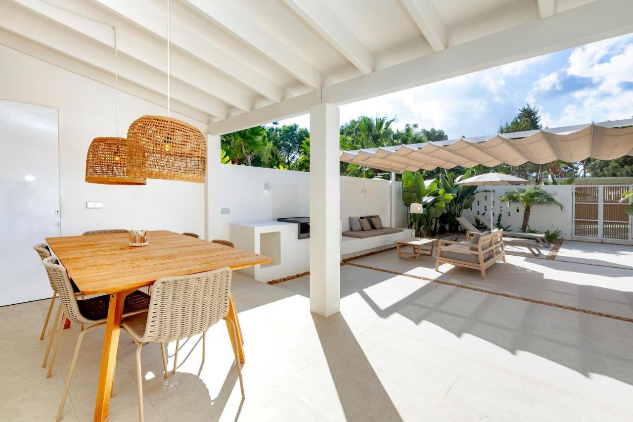 Ses Eufabietes Apartments & Restaurant Playa Migjorn Kültér fotó