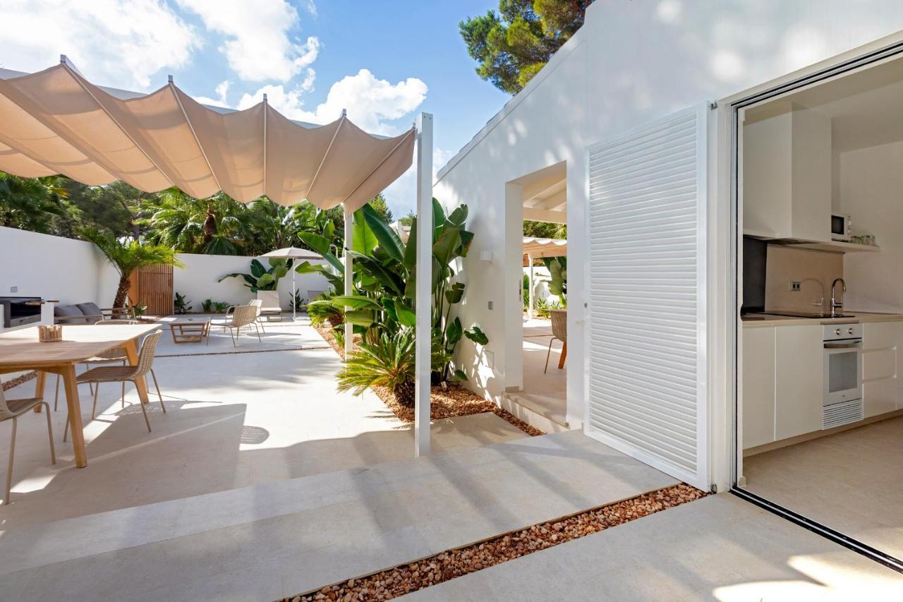 Ses Eufabietes Apartments & Restaurant Playa Migjorn Kültér fotó