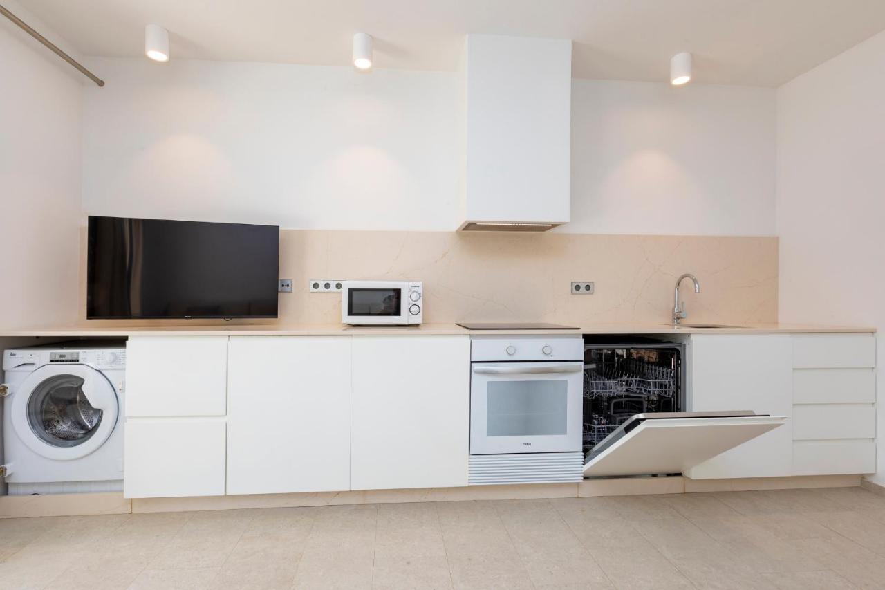 Ses Eufabietes Apartments & Restaurant Playa Migjorn Kültér fotó