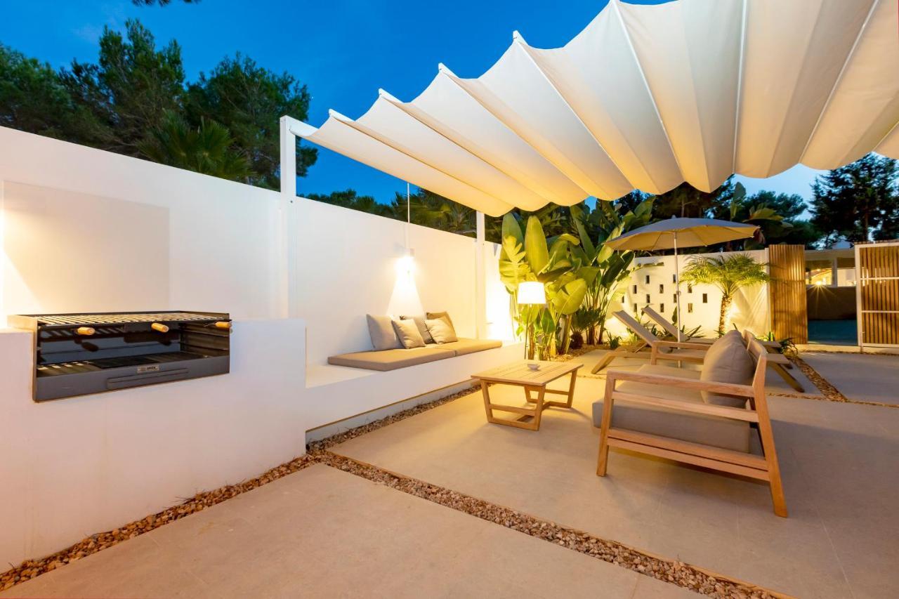 Ses Eufabietes Apartments & Restaurant Playa Migjorn Kültér fotó