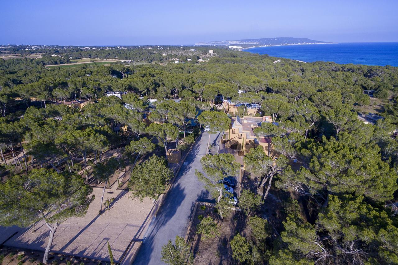 Ses Eufabietes Apartments & Restaurant Playa Migjorn Kültér fotó